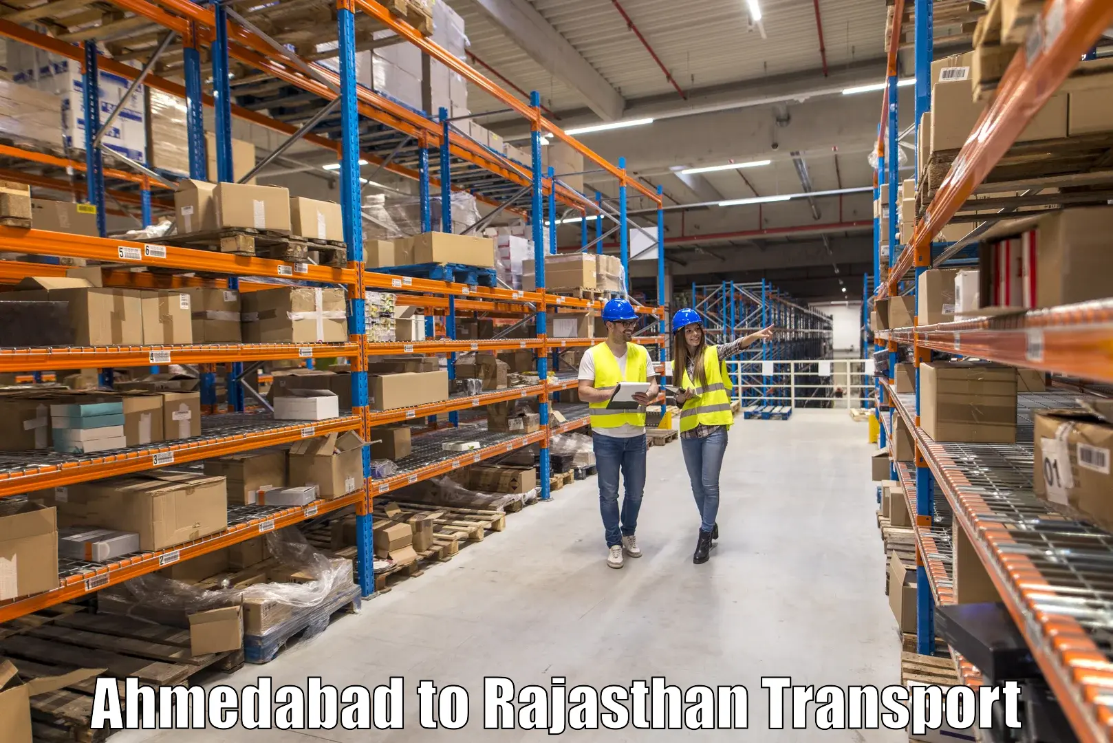 Truck transport companies in India Ahmedabad to Bandikui
