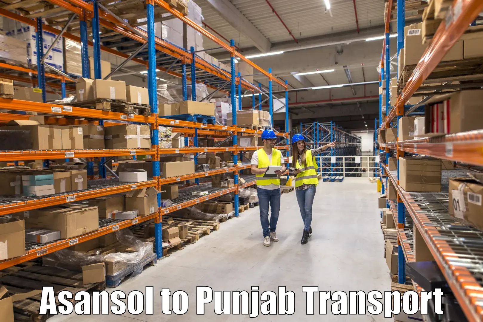 Pick up transport service Asansol to Punjab Agricultural University Ludhiana