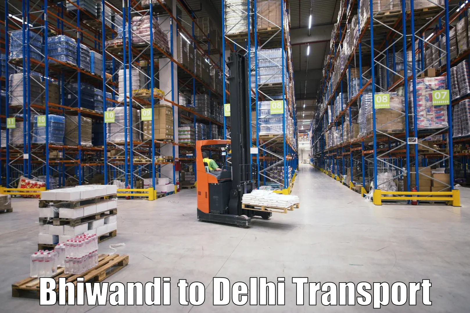 Interstate transport services Bhiwandi to NIT Delhi