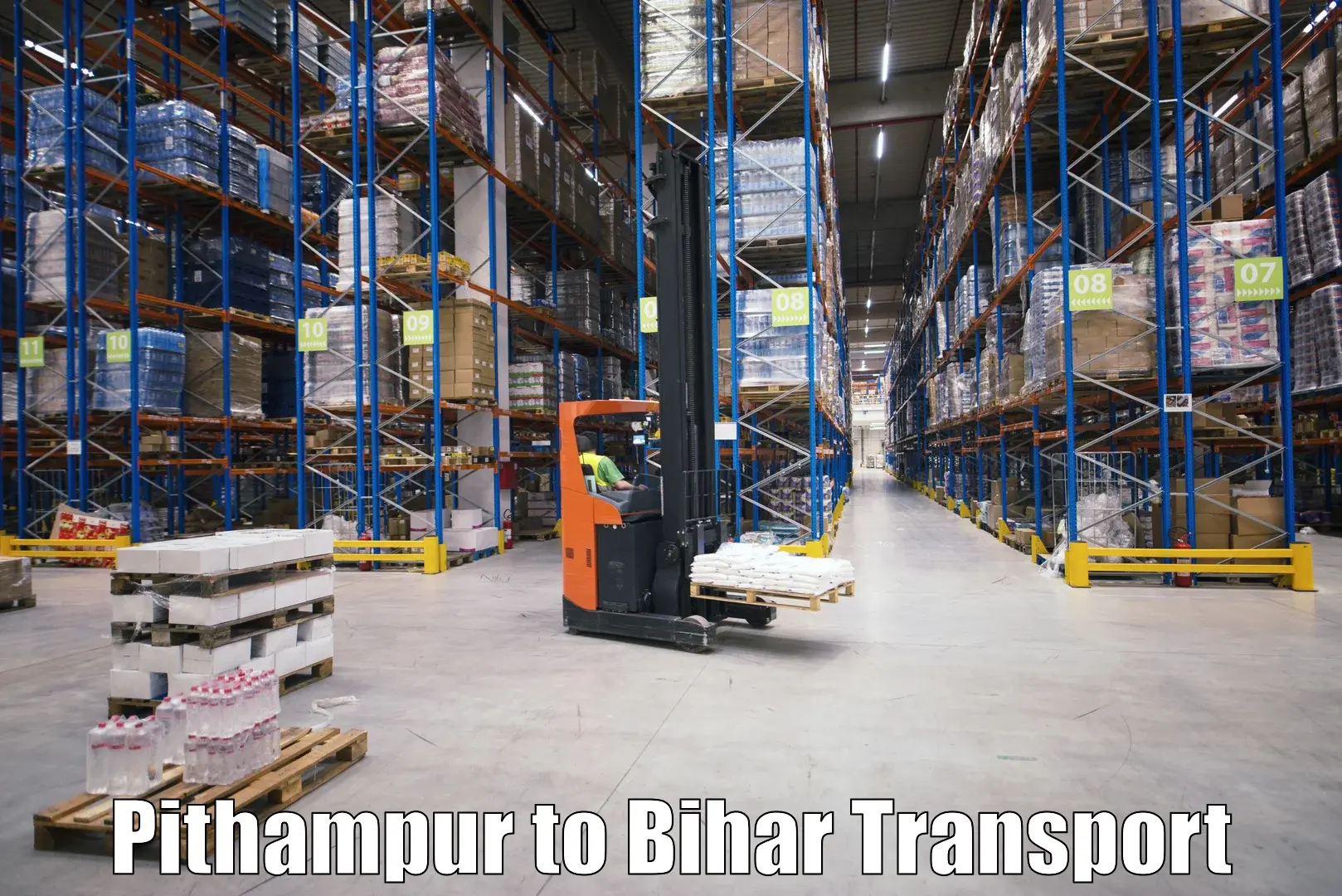 Cargo train transport services Pithampur to Aurai