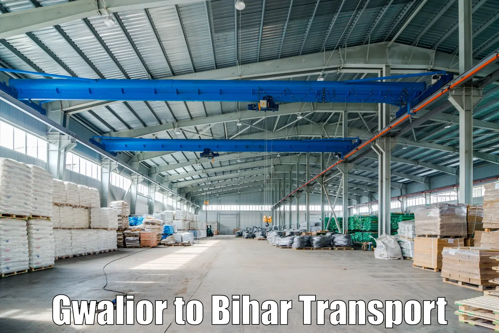 Vehicle transport services Gwalior to Buxar