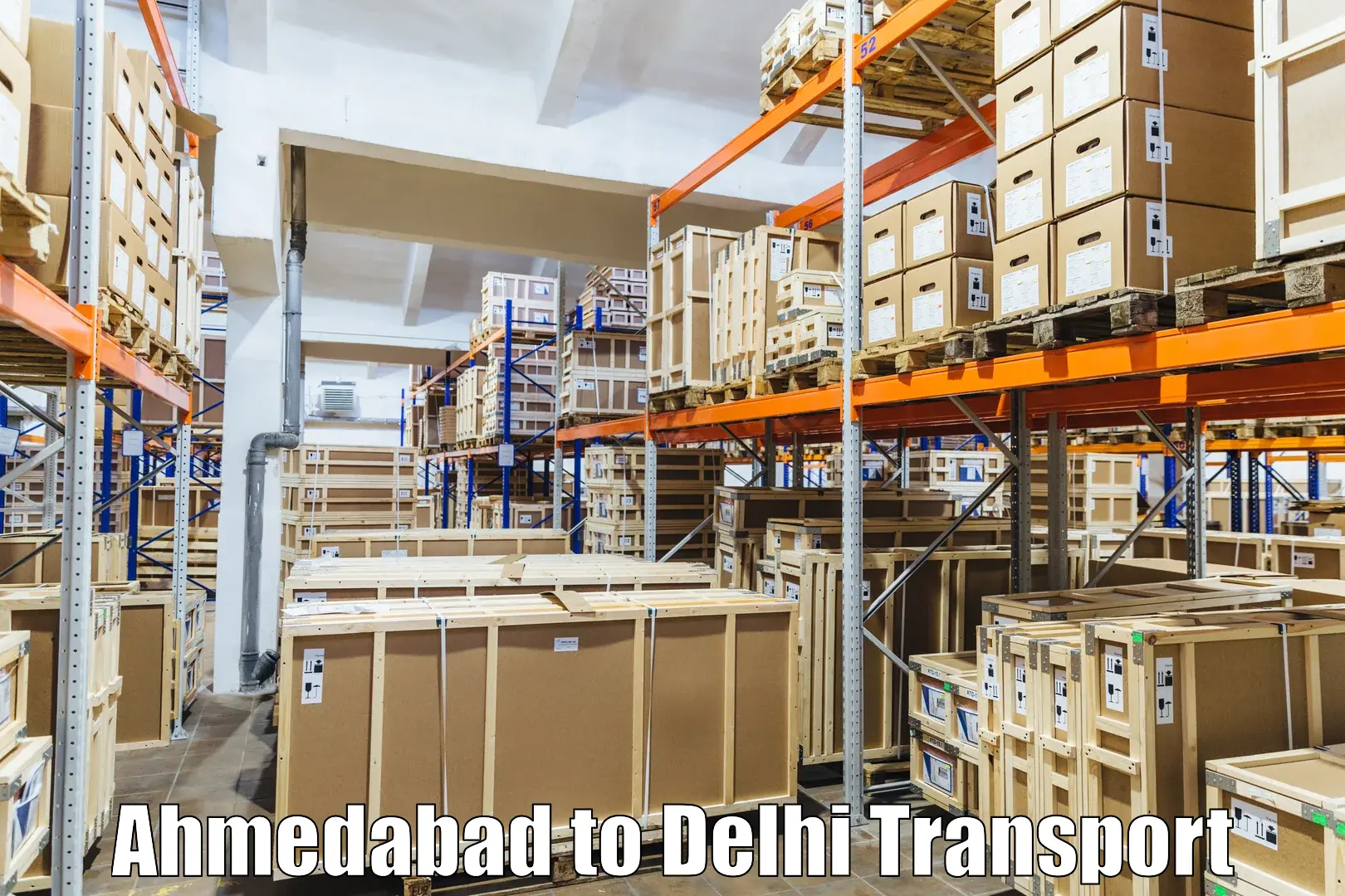 Goods transport services Ahmedabad to Sarojini Nagar