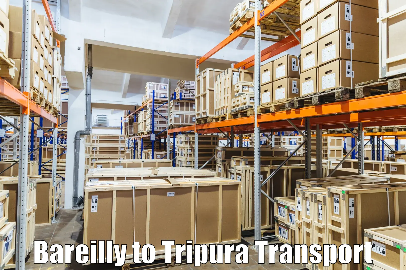 Material transport services Bareilly to Tripura