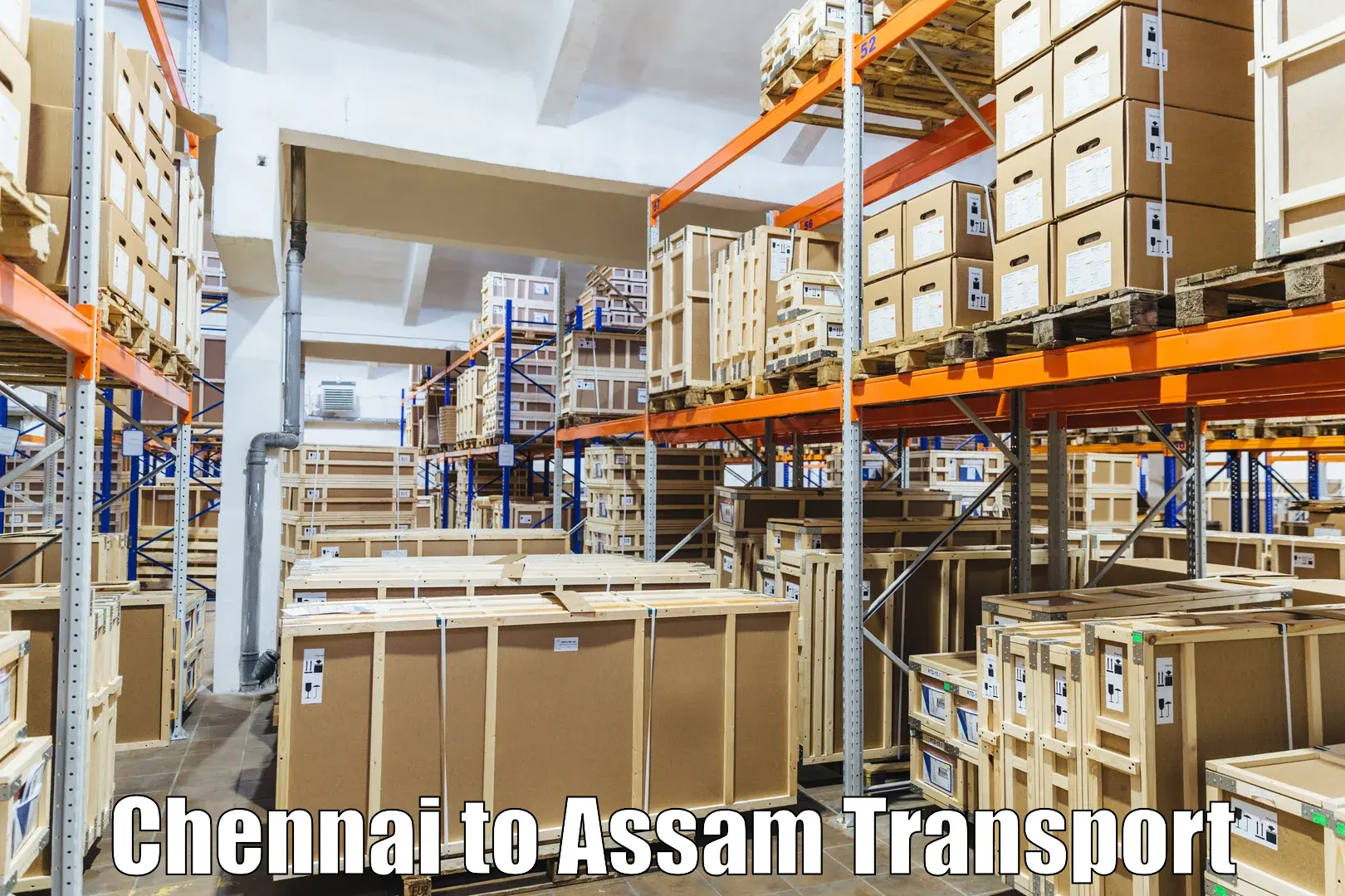 Cargo transport services Chennai to Boko
