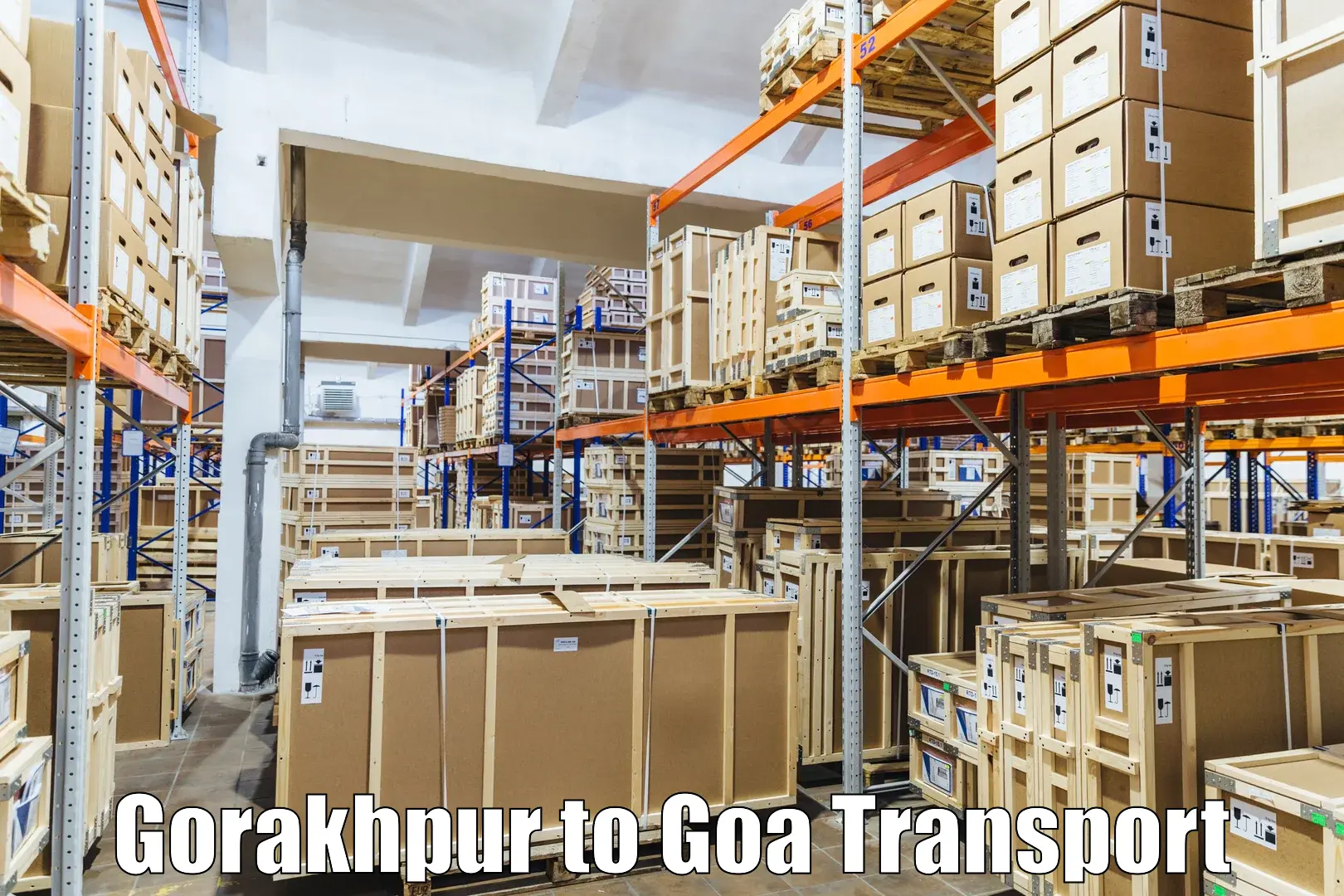 Cargo train transport services Gorakhpur to Mormugao Port