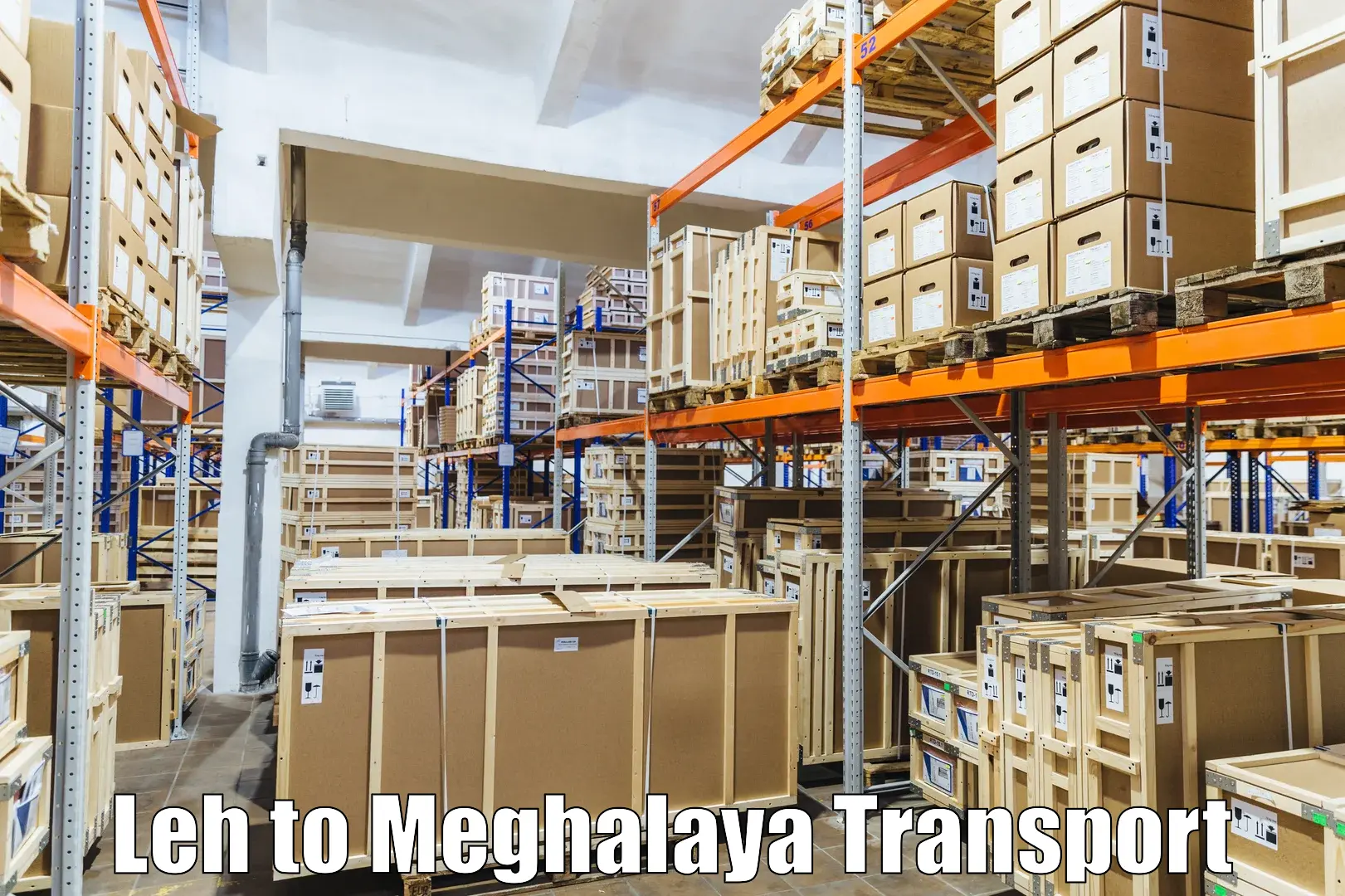 Nationwide transport services Leh to Meghalaya