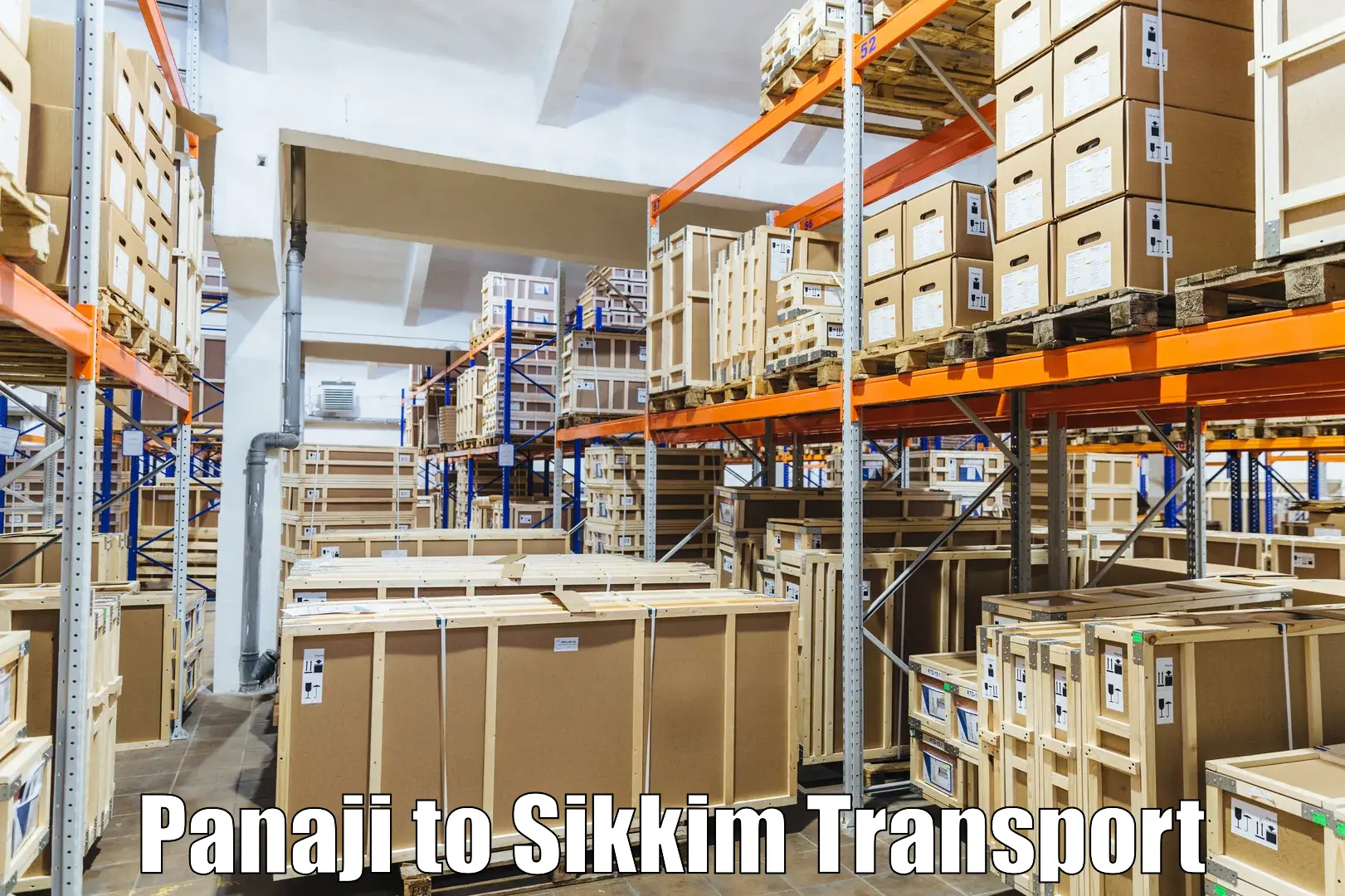 Cargo train transport services Panaji to North Sikkim
